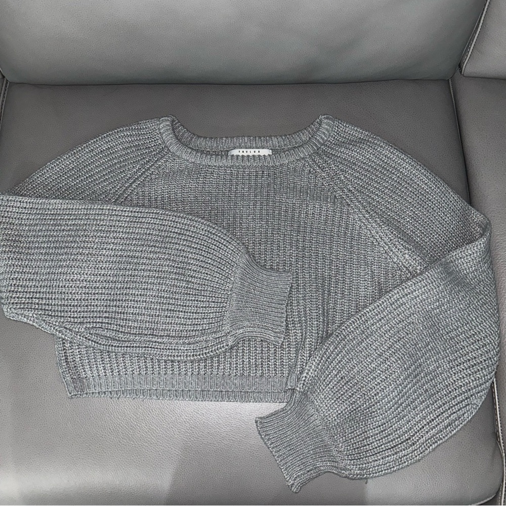 FAVLUX Charcoal Crew Neck Sweater